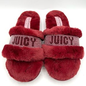Juicy Couture Fur Slippers